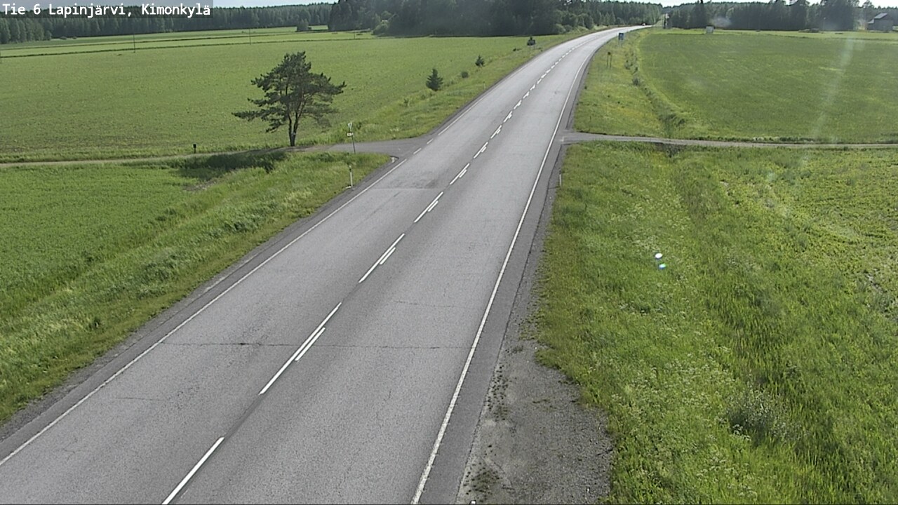 Weather Camera Image Väg 6 Lapinjärvi, Kimoböle, Lapinjärvi, Uusimaa