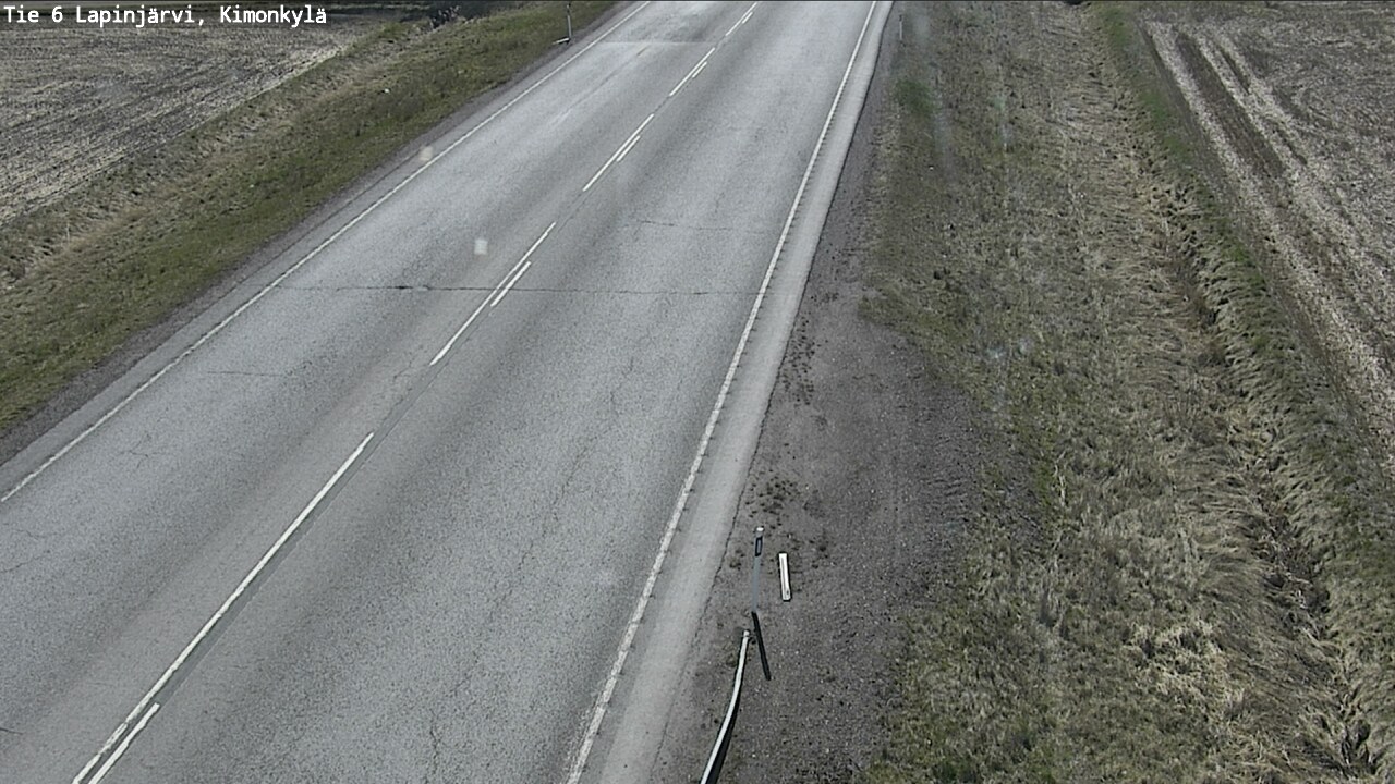Weather Camera Image Väg 6 Lapinjärvi, Kimoböle, Lapinjärvi, Uusimaa