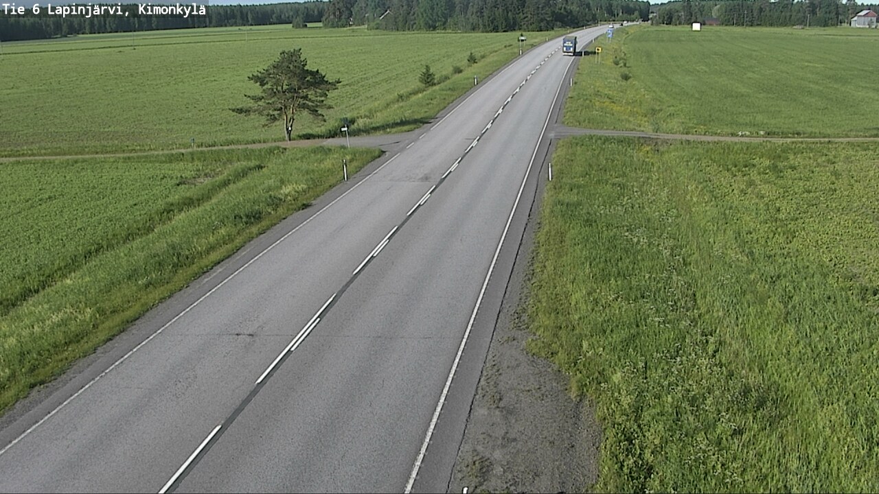Weather Camera Image Väg 6 Lapinjärvi, Kimoböle, Lapinjärvi, Uusimaa