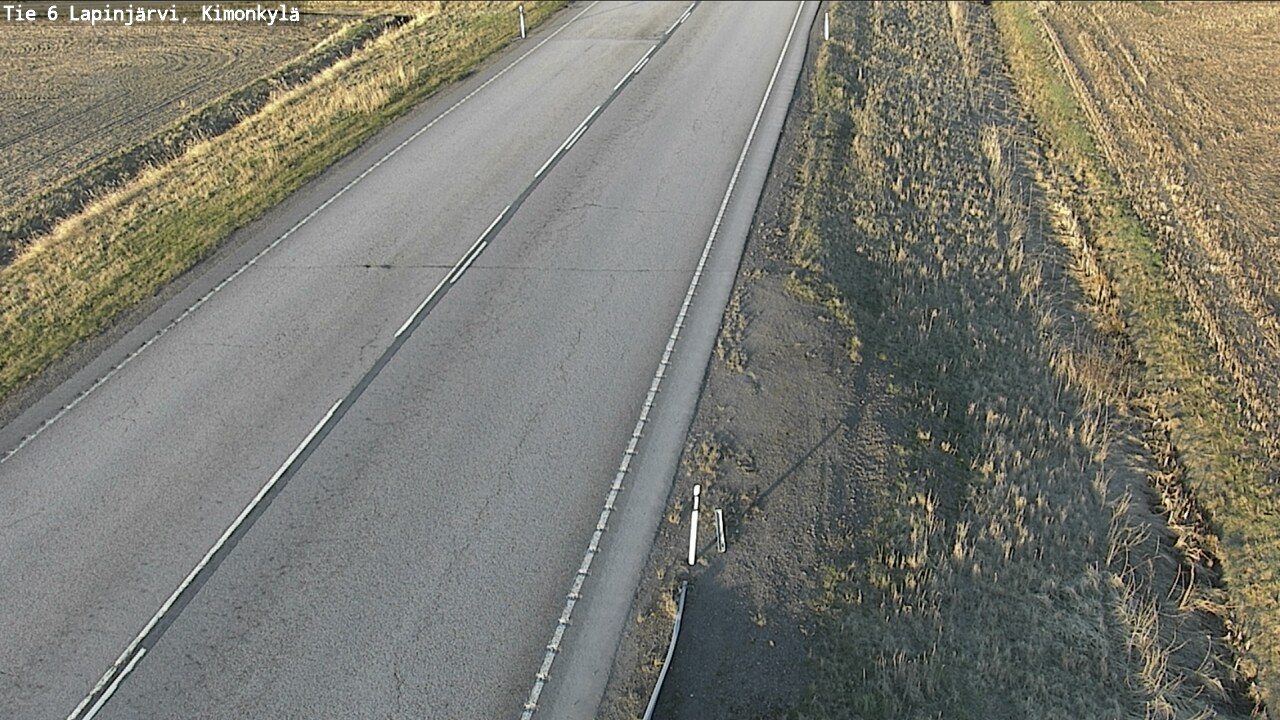 Weather Camera Image Road 6 Lapinjärvi, Kimonkylä, Lapinjärvi, Uusimaa