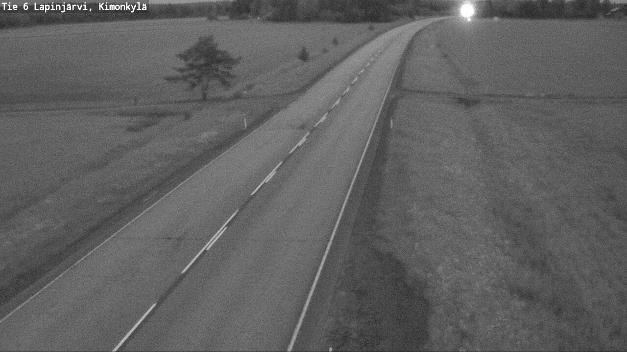 Weather Camera Image Väg 6 Lapinjärvi, Kimoböle, Lapinjärvi, Uusimaa