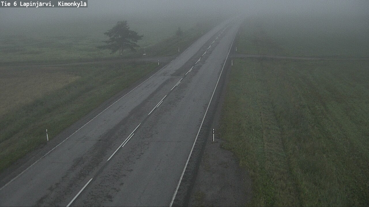 Weather Camera Image Väg 6 Lapinjärvi, Kimoböle, Lapinjärvi, Uusimaa
