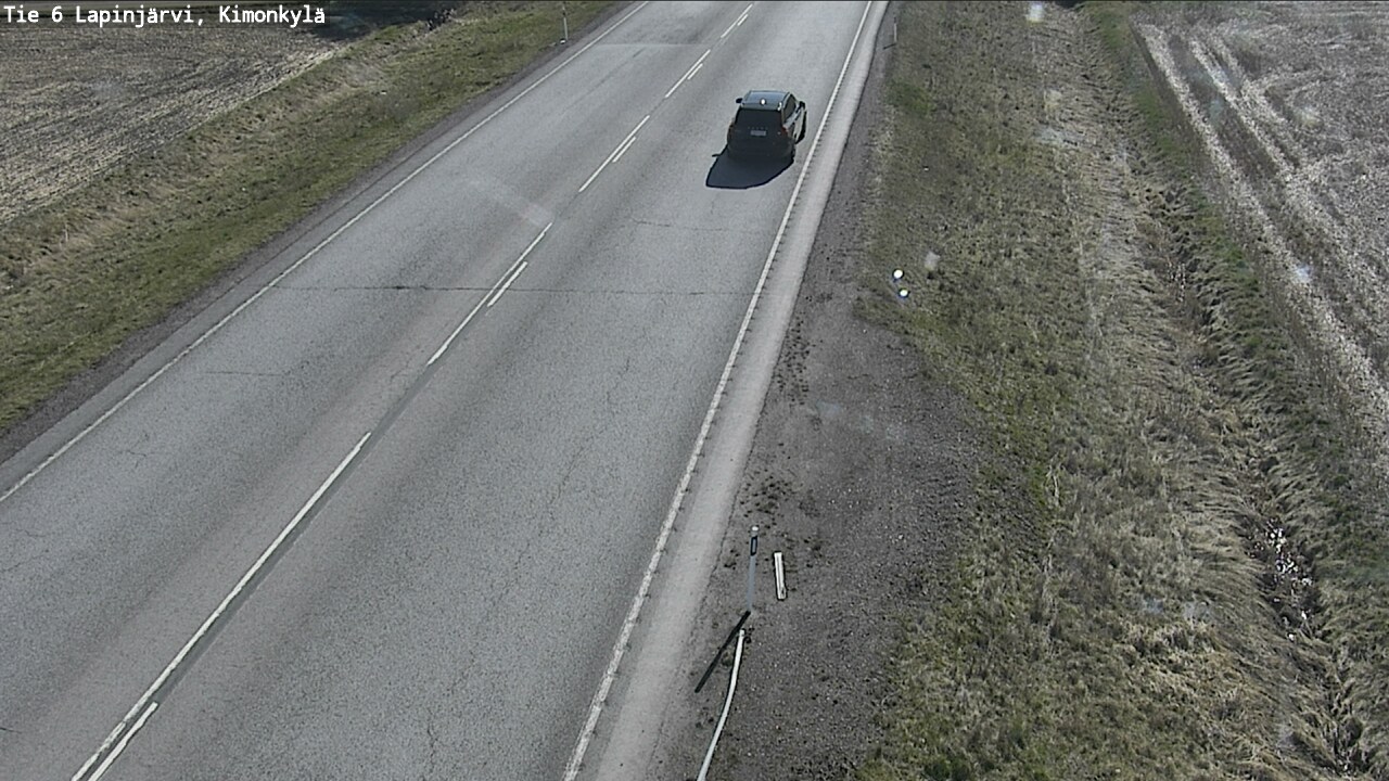 Weather Camera Image Väg 6 Lapinjärvi, Kimoböle, Lapinjärvi, Uusimaa