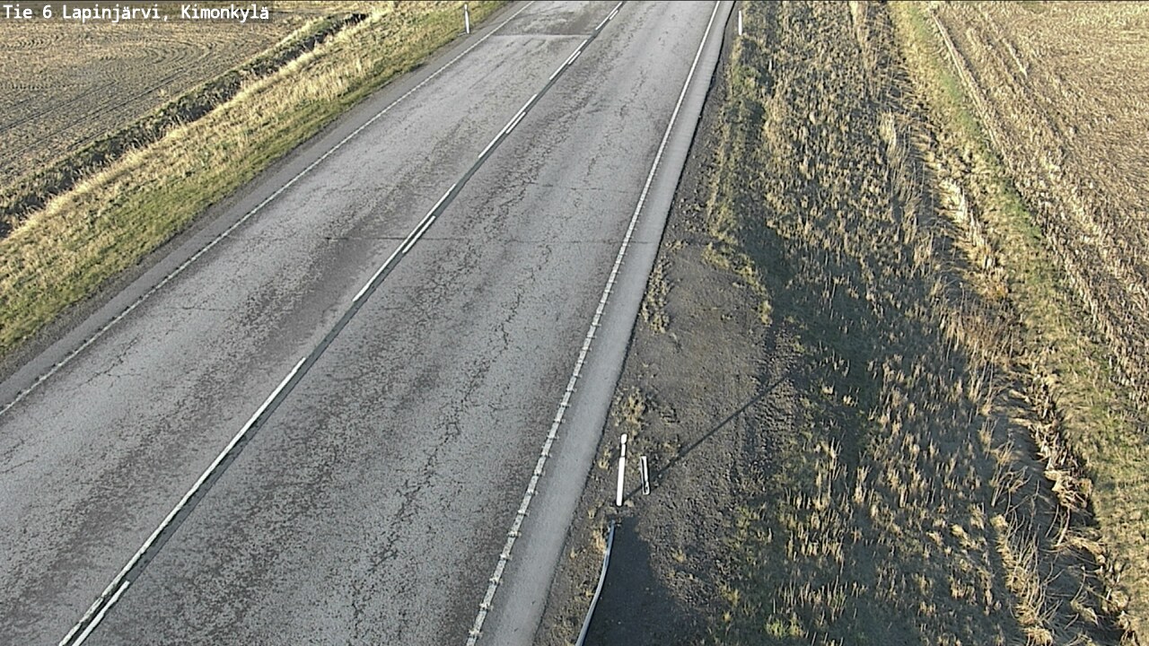 Weather Camera Image Väg 6 Lapinjärvi, Kimoböle, Lapinjärvi, Uusimaa