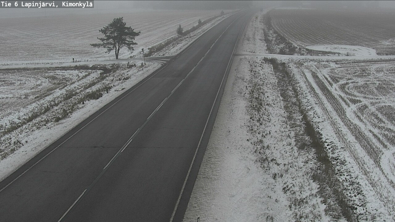 Weather Camera Image Väg 6 Lapinjärvi, Kimoböle, Lapinjärvi, Uusimaa