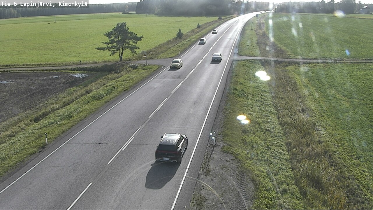 Weather Camera Image Väg 6 Lapinjärvi, Kimoböle, Lapinjärvi, Uusimaa