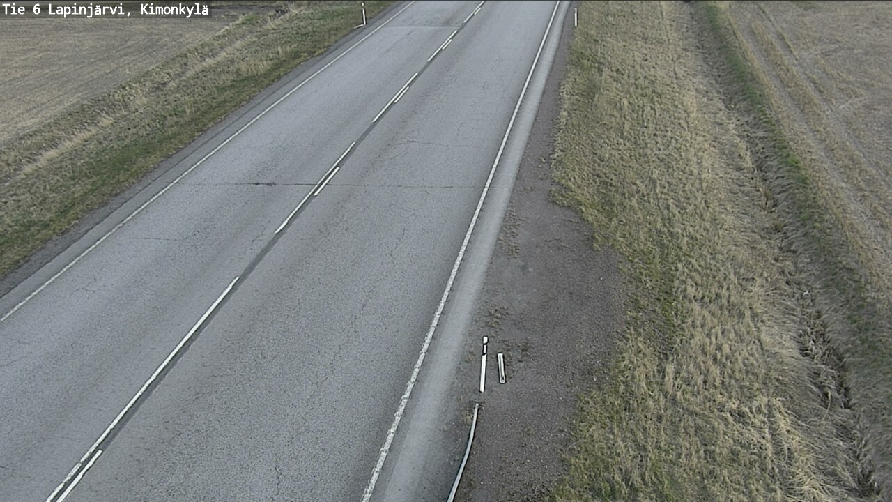 Weather Camera Image Väg 6 Lapinjärvi, Kimoböle, Lapinjärvi, Uusimaa
