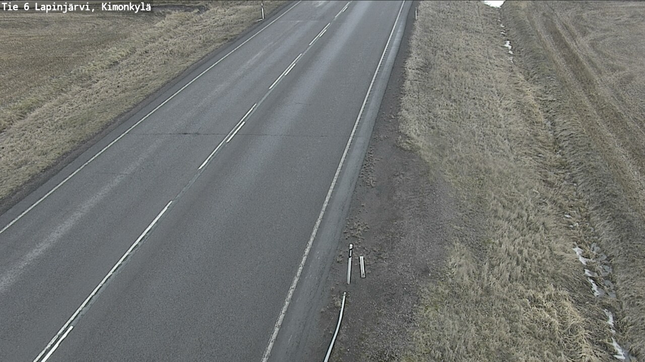 Weather Camera Image Road 6 Lapinjärvi, Kimonkylä, Lapinjärvi, Uusimaa