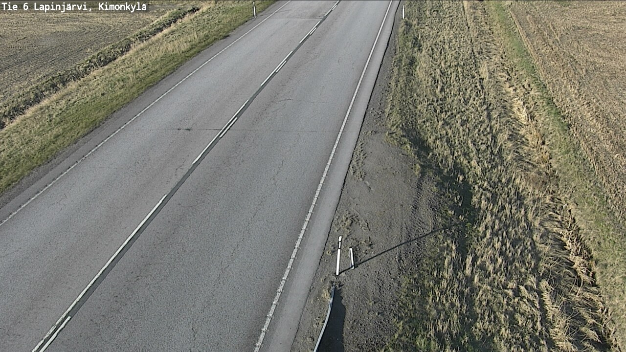 Weather Camera Image Road 6 Lapinjärvi, Kimonkylä, Lapinjärvi, Uusimaa