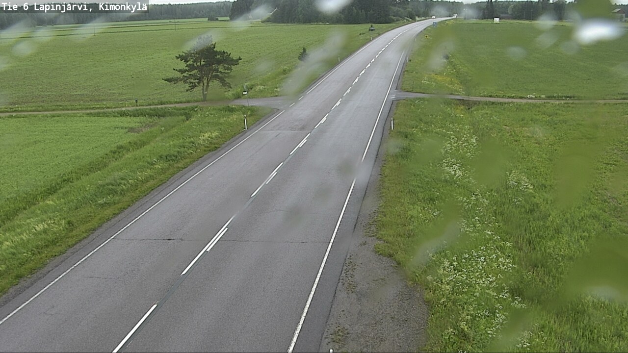 Weather Camera Image Road 6 Lapinjärvi, Kimonkylä, Lapinjärvi, Uusimaa