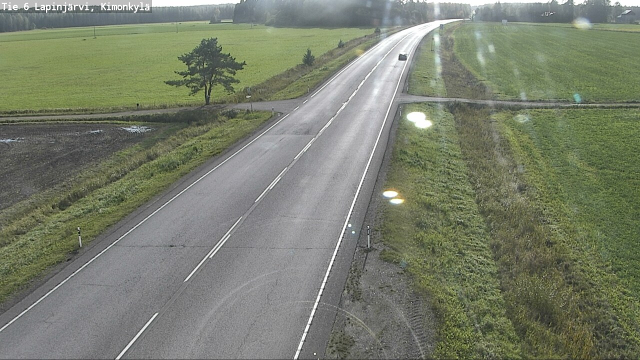 Weather Camera Image Väg 6 Lapinjärvi, Kimoböle, Lapinjärvi, Uusimaa