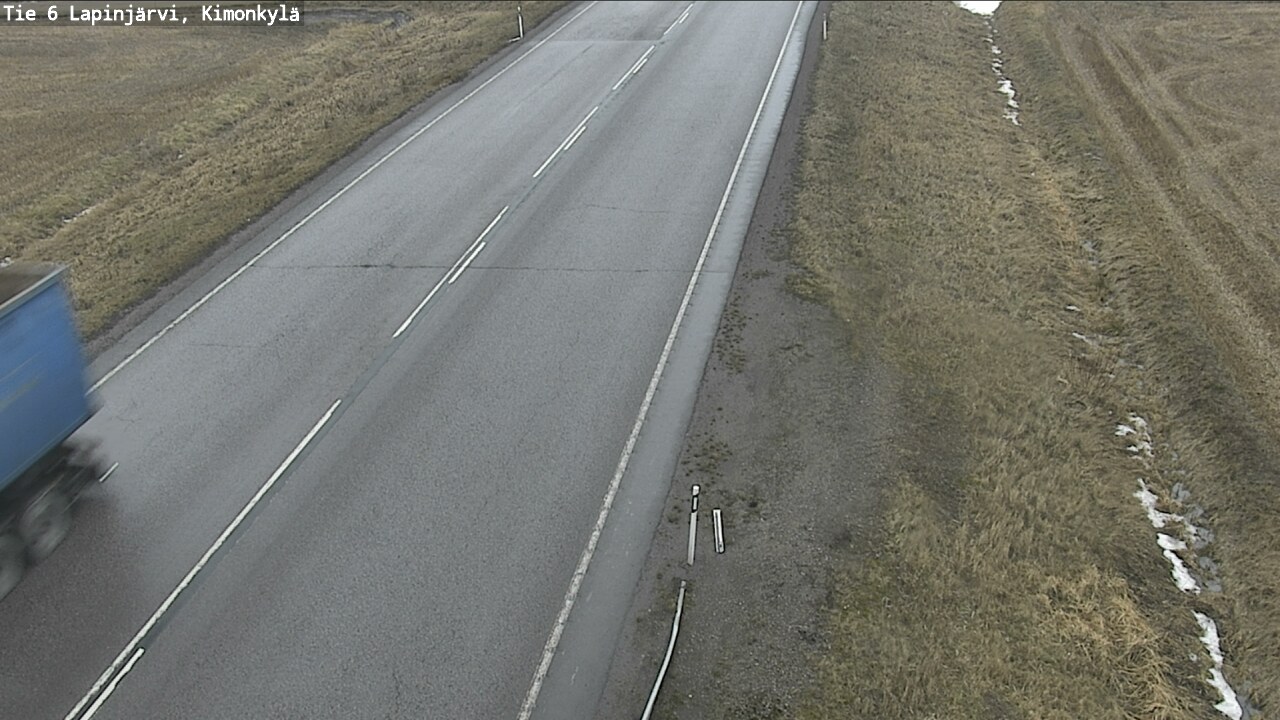 Weather Camera Image Road 6 Lapinjärvi, Kimonkylä, Lapinjärvi, Uusimaa