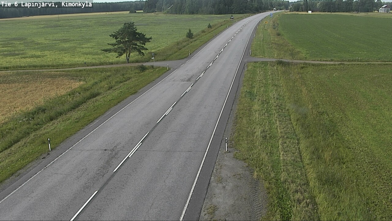 Weather Camera Image Väg 6 Lapinjärvi, Kimoböle, Lapinjärvi, Uusimaa