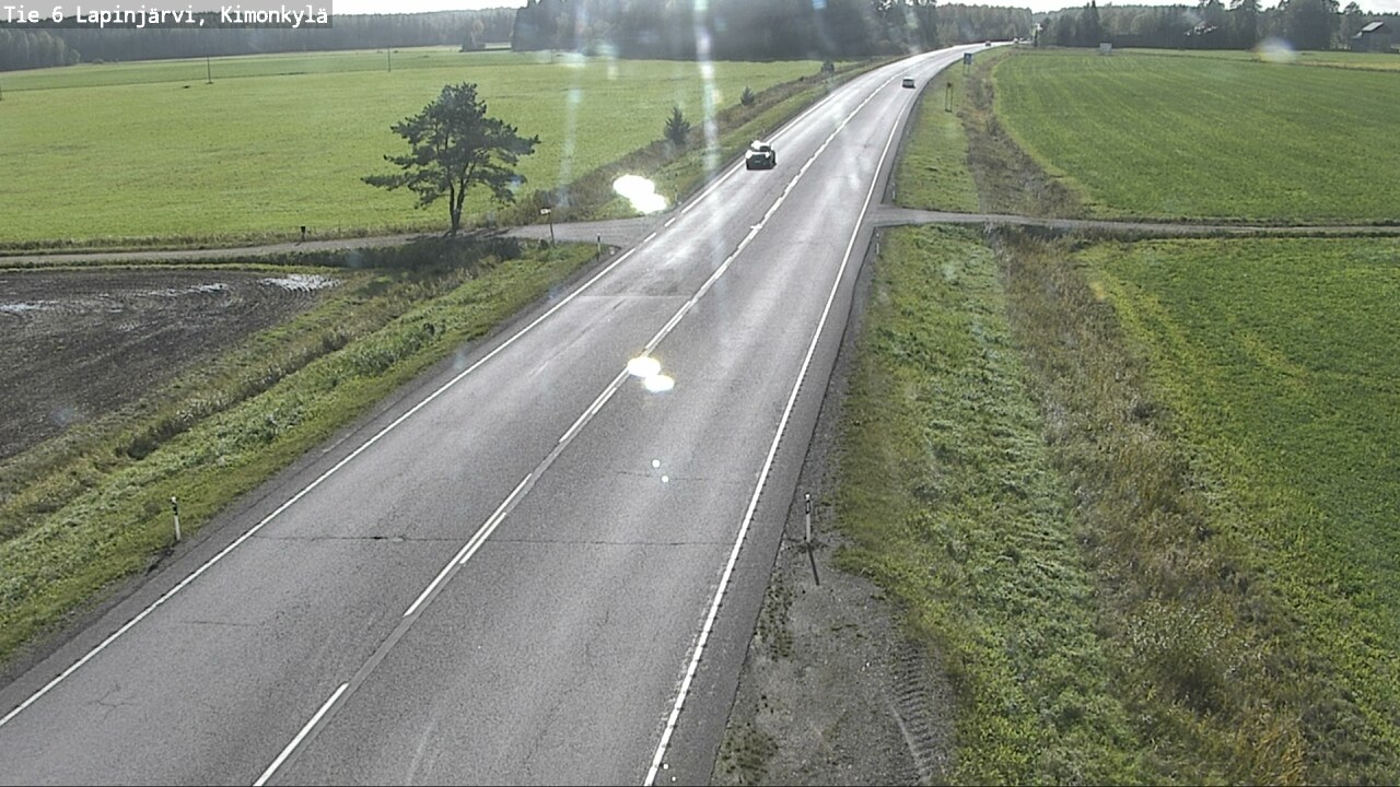 Weather Camera Image Väg 6 Lapinjärvi, Kimoböle, Lapinjärvi, Uusimaa
