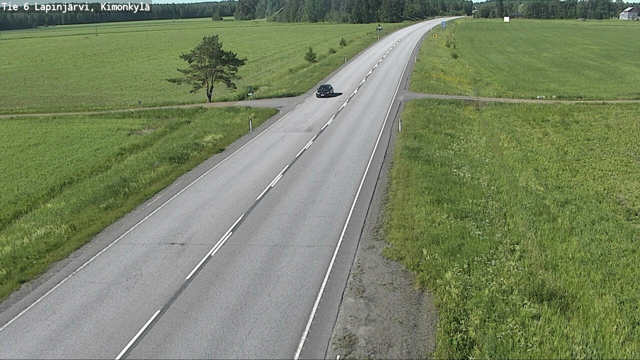 Weather Camera Image Väg 6 Lapinjärvi, Kimoböle, Lapinjärvi, Uusimaa