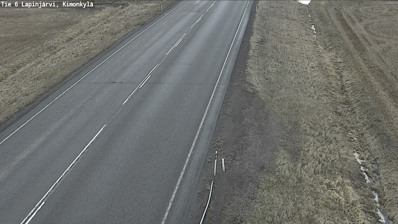 Weather Camera Image Road 6 Lapinjärvi, Kimonkylä, Lapinjärvi, Uusimaa