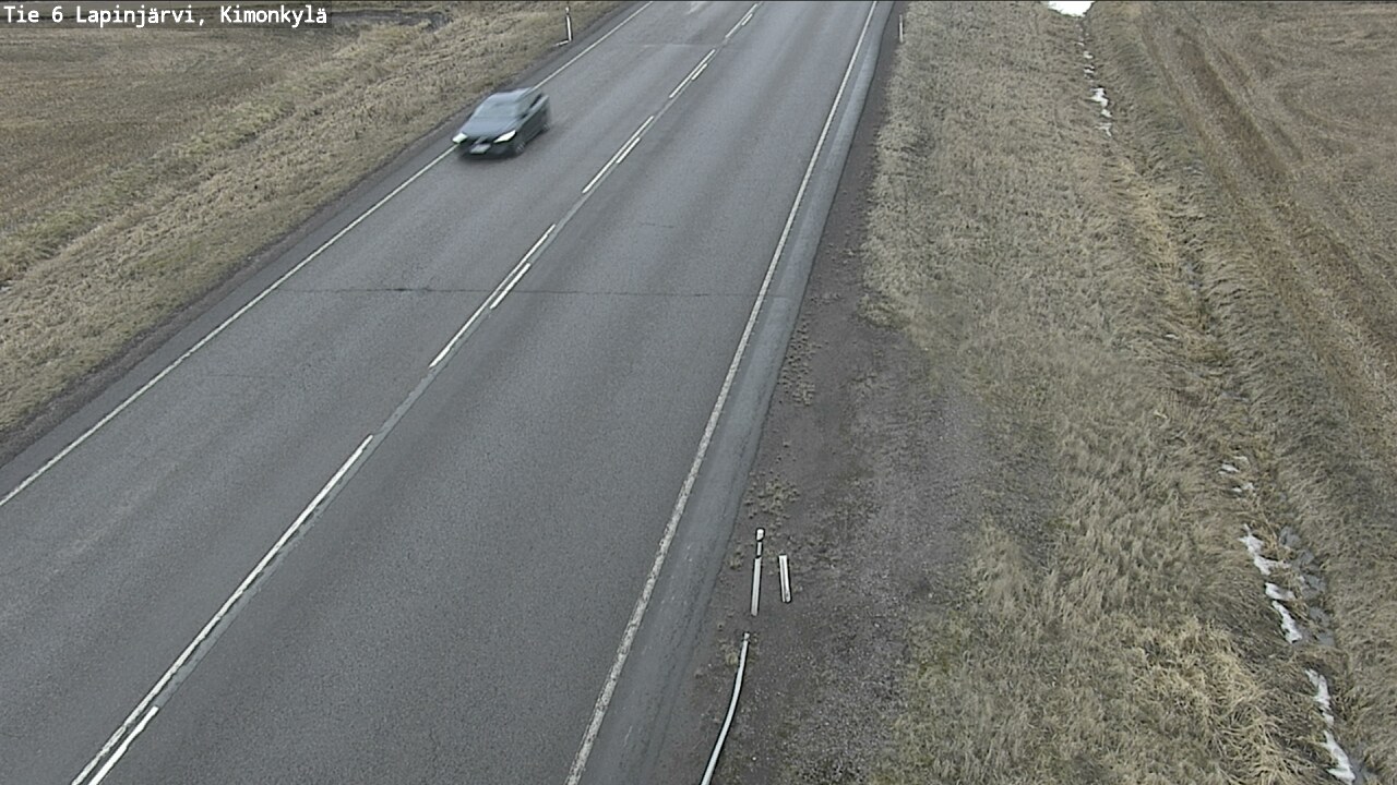 Weather Camera Image Road 6 Lapinjärvi, Kimonkylä, Lapinjärvi, Uusimaa
