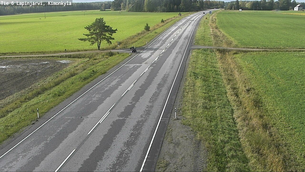 Weather Camera Image Road 6 Lapinjärvi, Kimonkylä, Lapinjärvi, Uusimaa