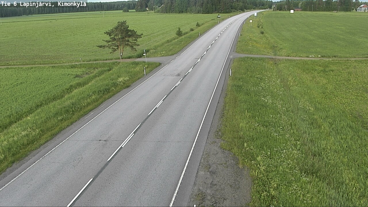 Weather Camera Image Väg 6 Lapinjärvi, Kimoböle, Lapinjärvi, Uusimaa