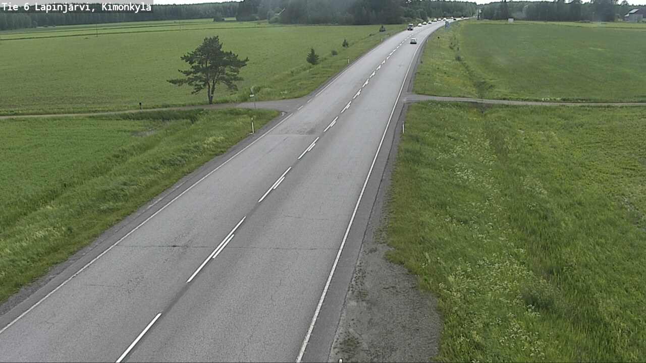 Weather Camera Image Väg 6 Lapinjärvi, Kimoböle, Lapinjärvi, Uusimaa
