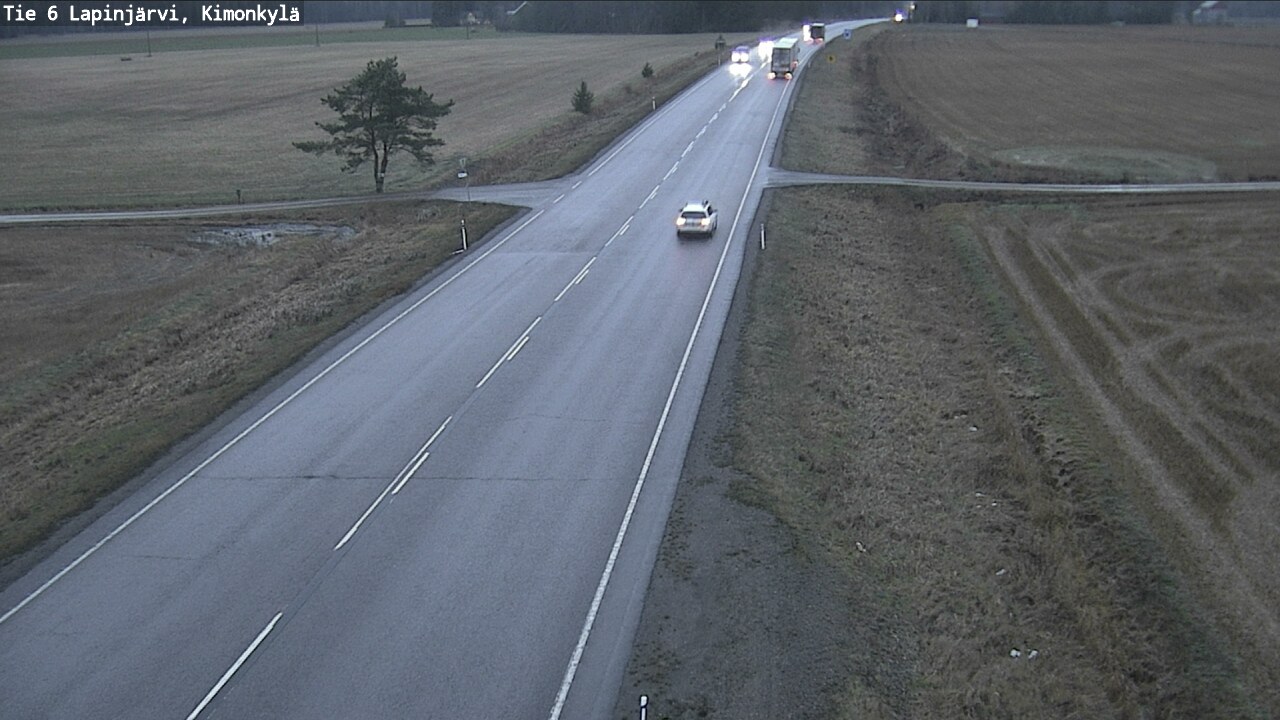 Weather Camera Image Väg 6 Lapinjärvi, Kimoböle, Lapinjärvi, Uusimaa