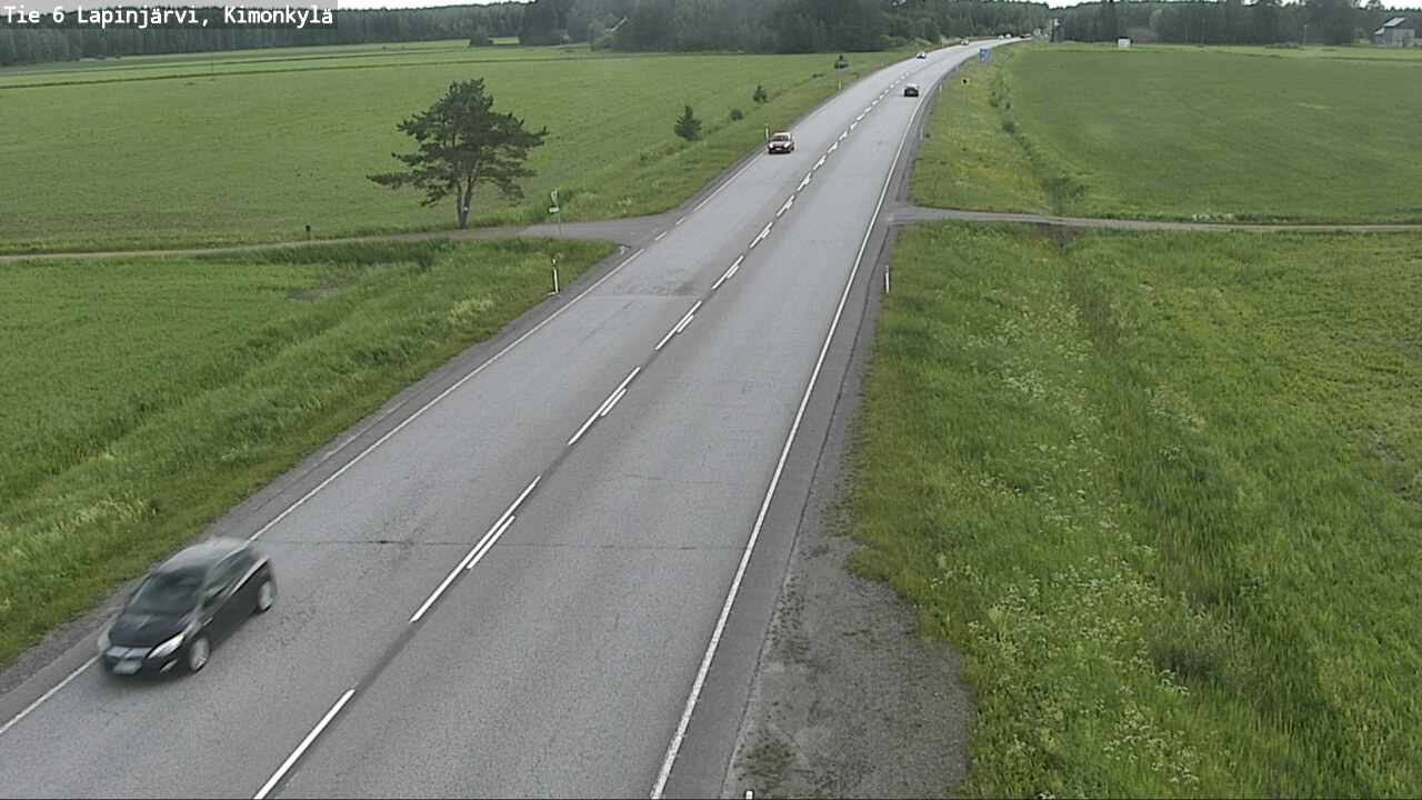 Weather Camera Image Väg 6 Lapinjärvi, Kimoböle, Lapinjärvi, Uusimaa