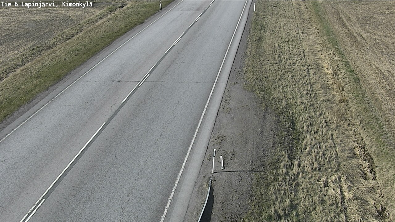 Weather Camera Image Väg 6 Lapinjärvi, Kimoböle, Lapinjärvi, Uusimaa
