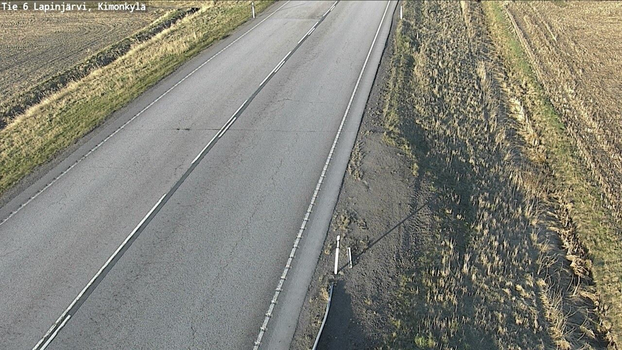 Weather Camera Image Road 6 Lapinjärvi, Kimonkylä, Lapinjärvi, Uusimaa