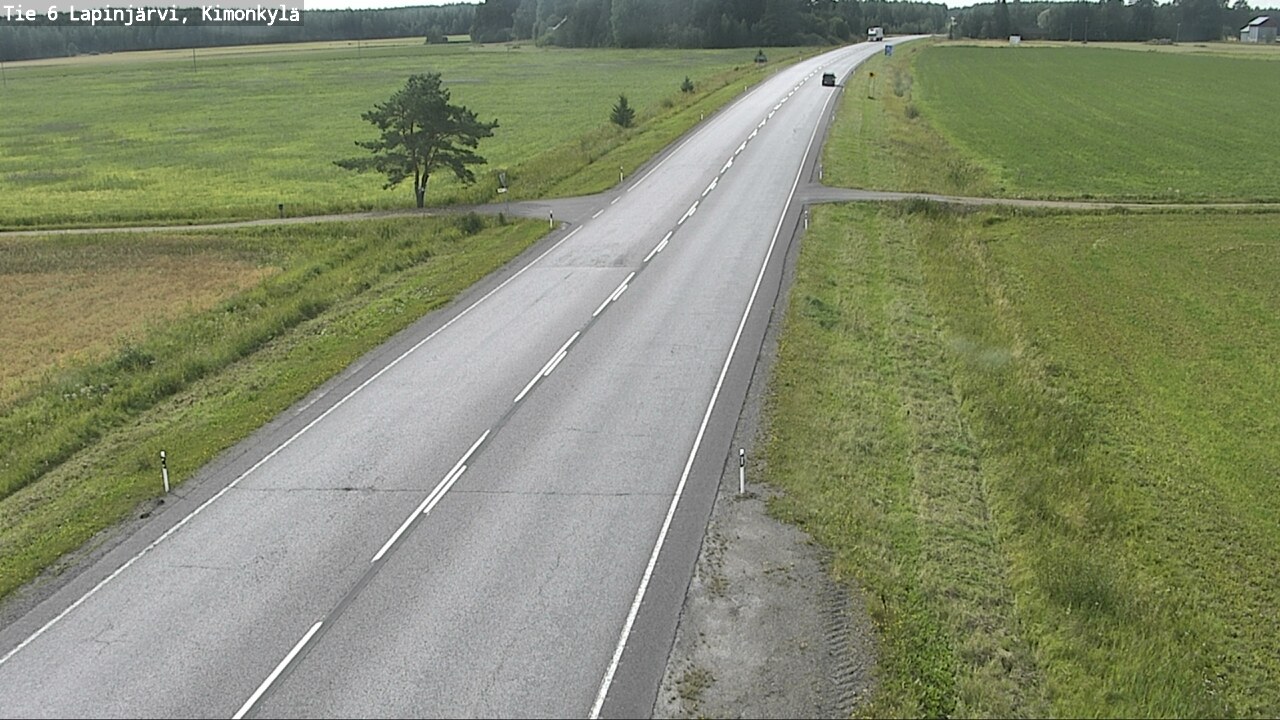 Weather Camera Image Väg 6 Lapinjärvi, Kimoböle, Lapinjärvi, Uusimaa