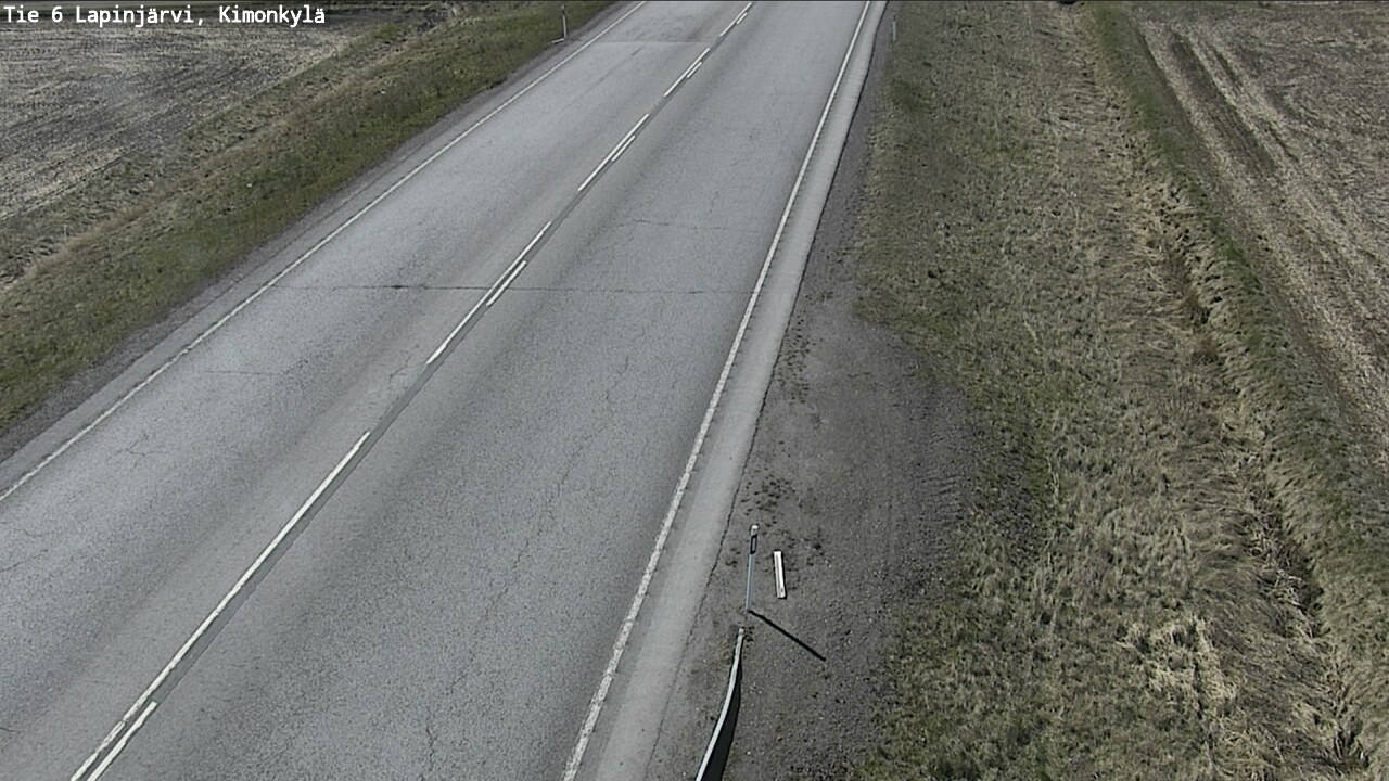 Weather Camera Image Väg 6 Lapinjärvi, Kimoböle, Lapinjärvi, Uusimaa