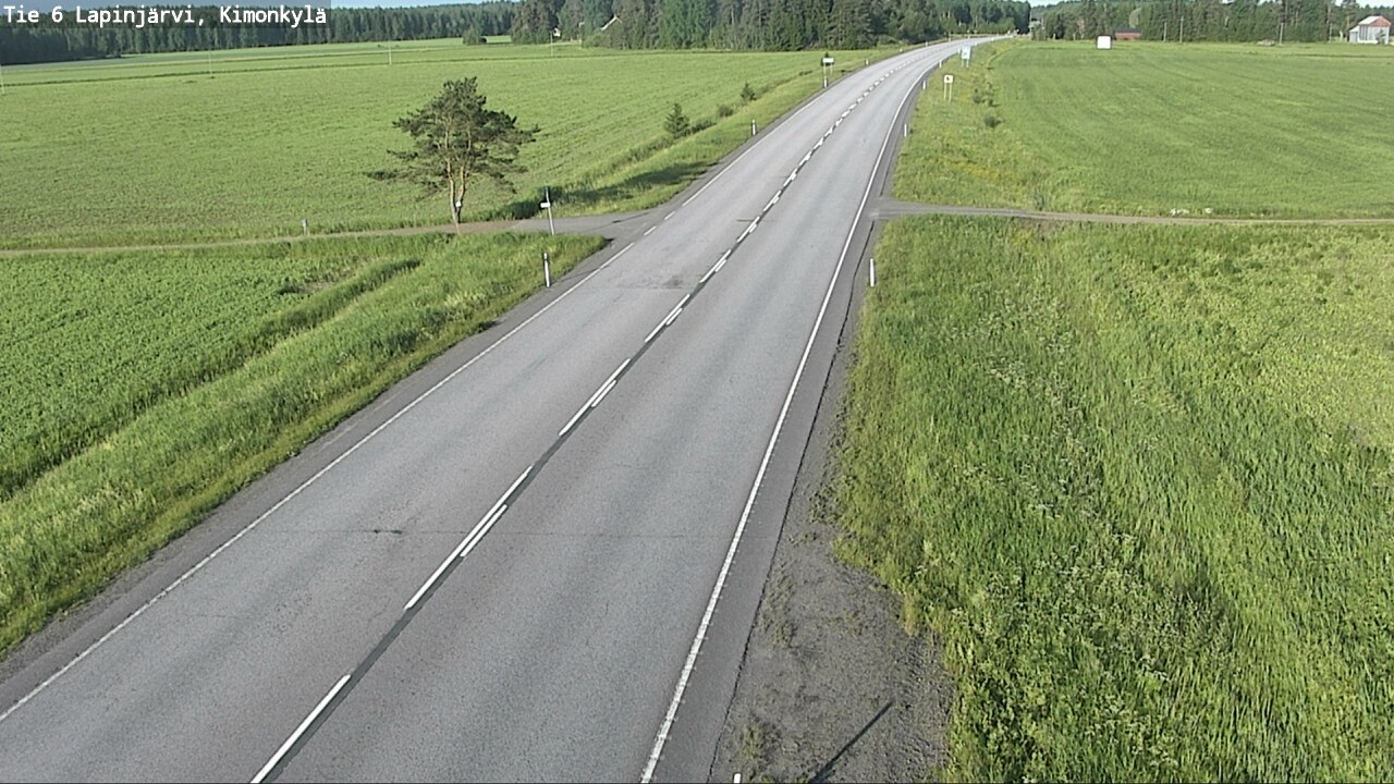 Weather Camera Image Väg 6 Lapinjärvi, Kimoböle, Lapinjärvi, Uusimaa