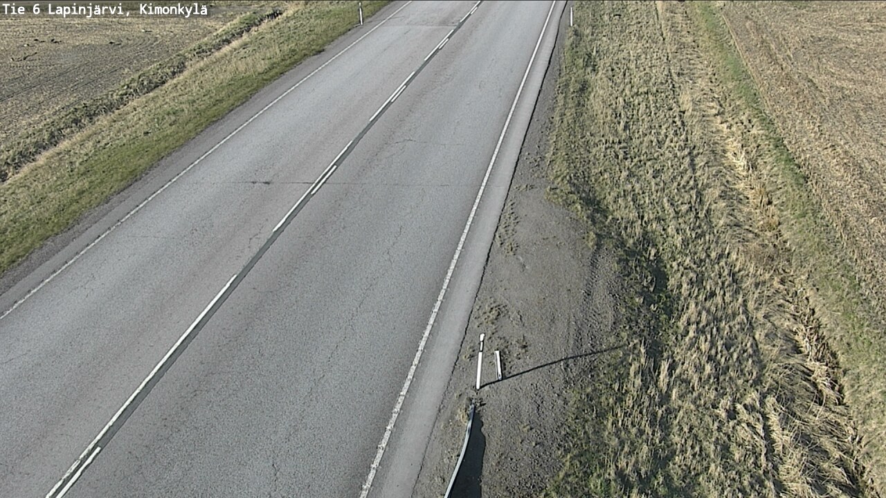 Weather Camera Image Road 6 Lapinjärvi, Kimonkylä, Lapinjärvi, Uusimaa