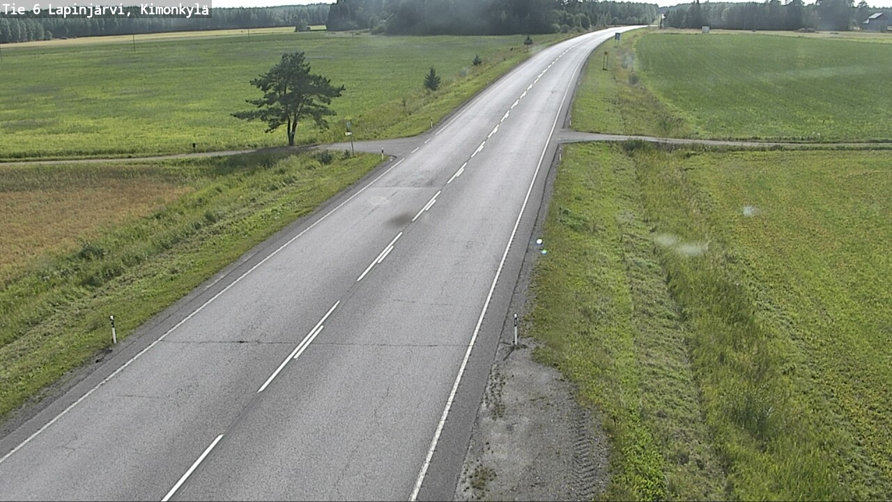 Weather Camera Image Väg 6 Lapinjärvi, Kimoböle, Lapinjärvi, Uusimaa