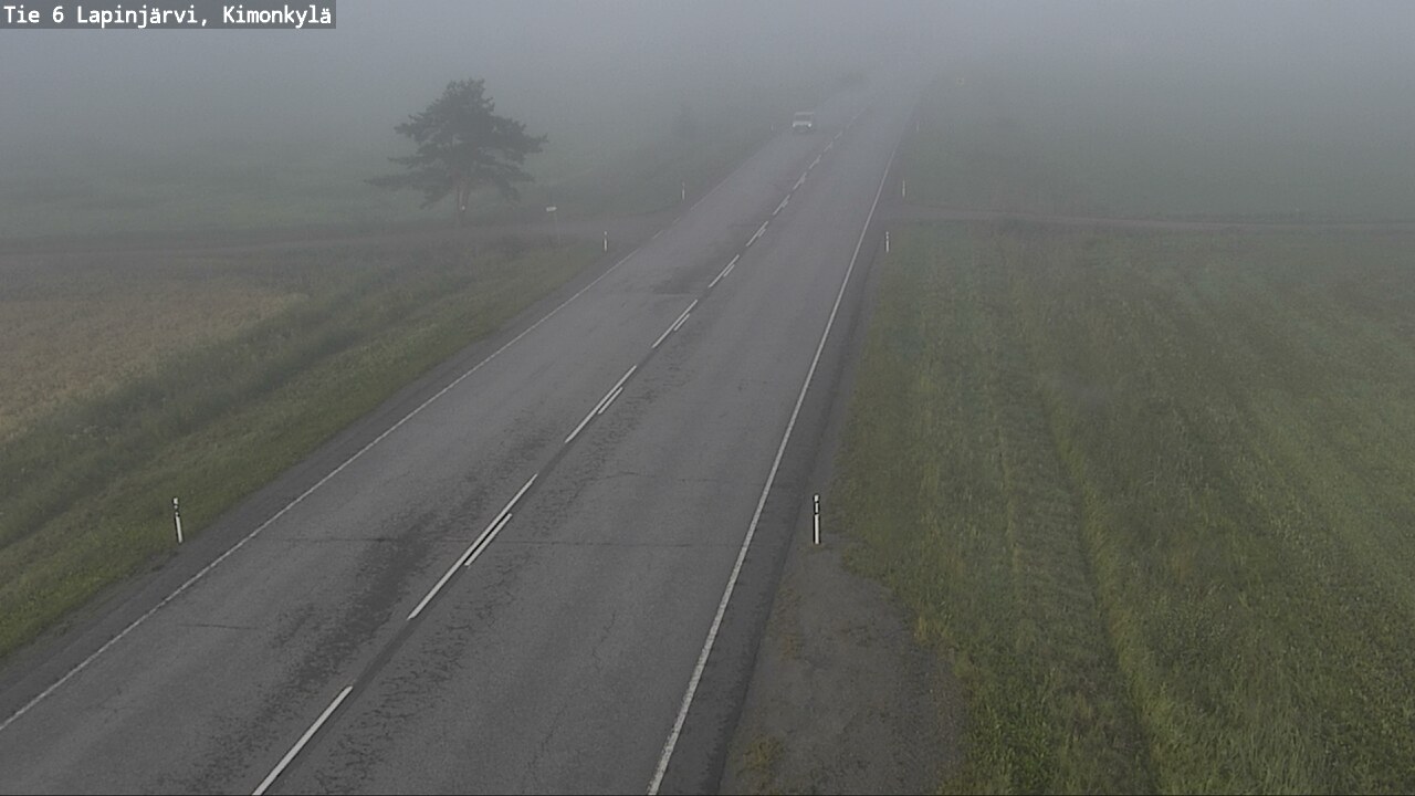 Weather Camera Image Väg 6 Lapinjärvi, Kimoböle, Lapinjärvi, Uusimaa