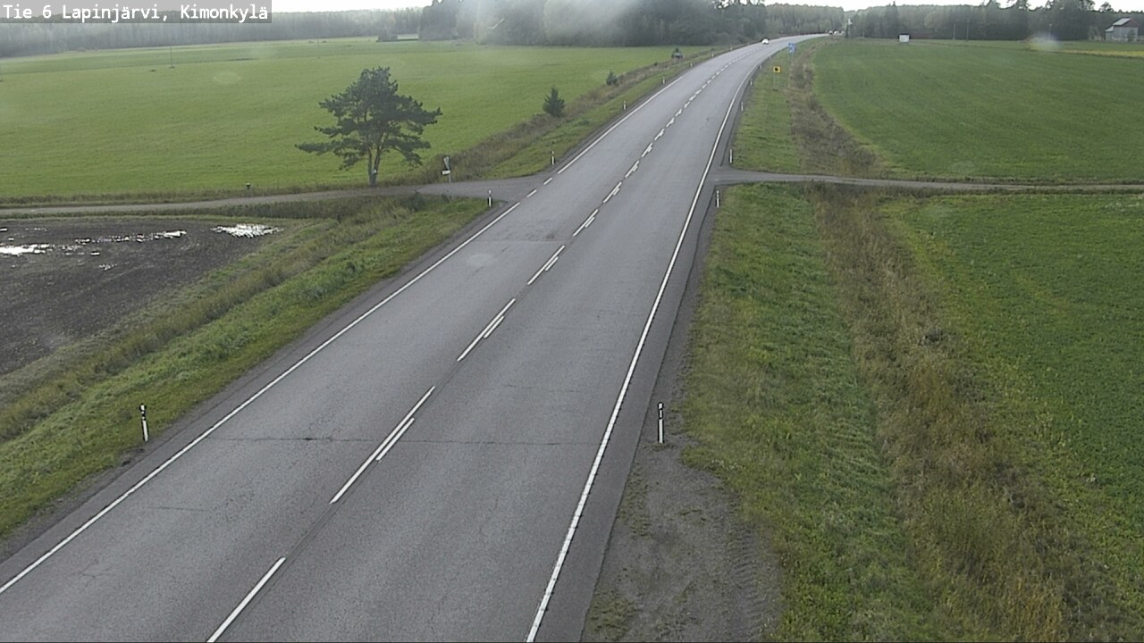 Weather Camera Image Väg 6 Lapinjärvi, Kimoböle, Lapinjärvi, Uusimaa