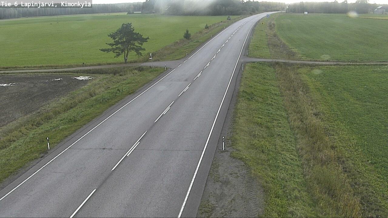 Weather Camera Image Väg 6 Lapinjärvi, Kimoböle, Lapinjärvi, Uusimaa