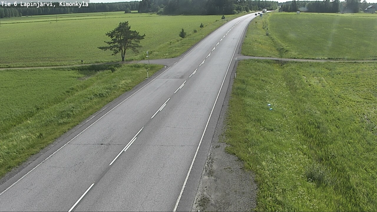 Weather Camera Image Väg 6 Lapinjärvi, Kimoböle, Lapinjärvi, Uusimaa