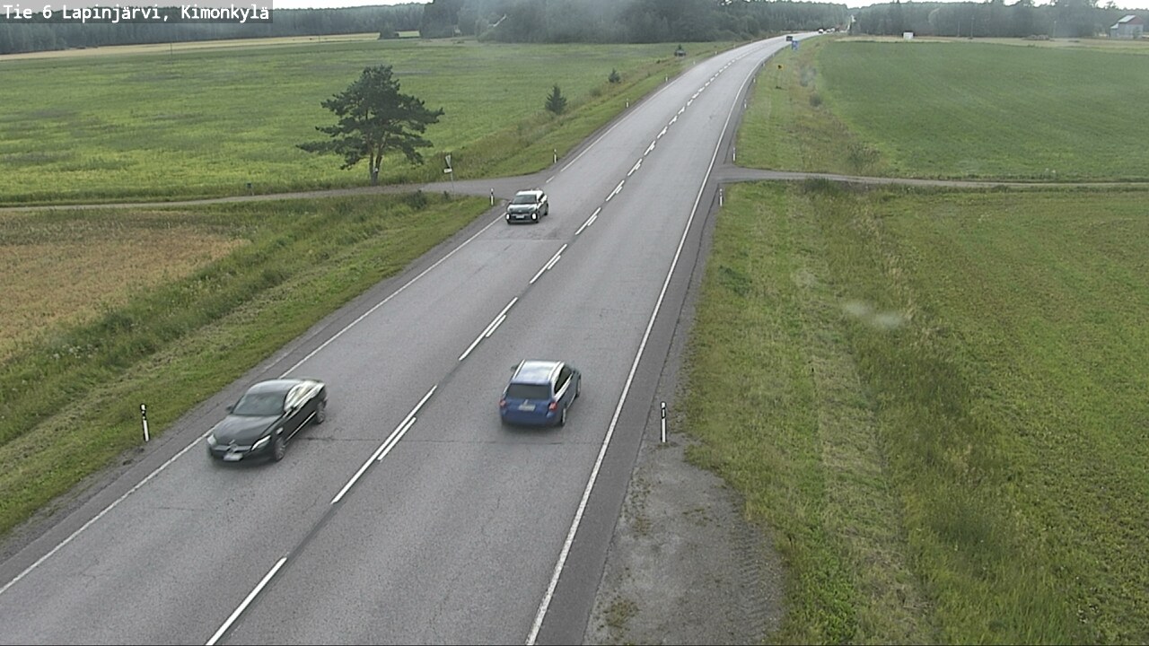 Weather Camera Image Väg 6 Lapinjärvi, Kimoböle, Lapinjärvi, Uusimaa