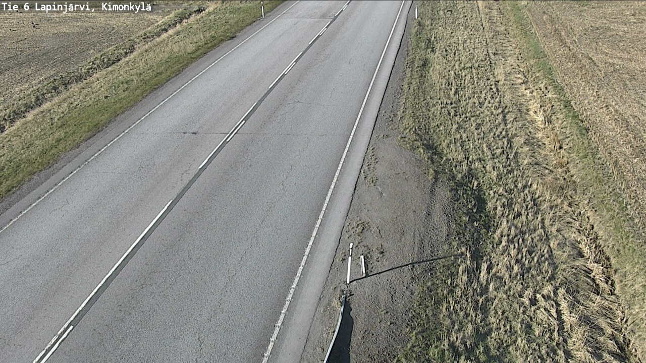 Weather Camera Image Road 6 Lapinjärvi, Kimonkylä, Lapinjärvi, Uusimaa