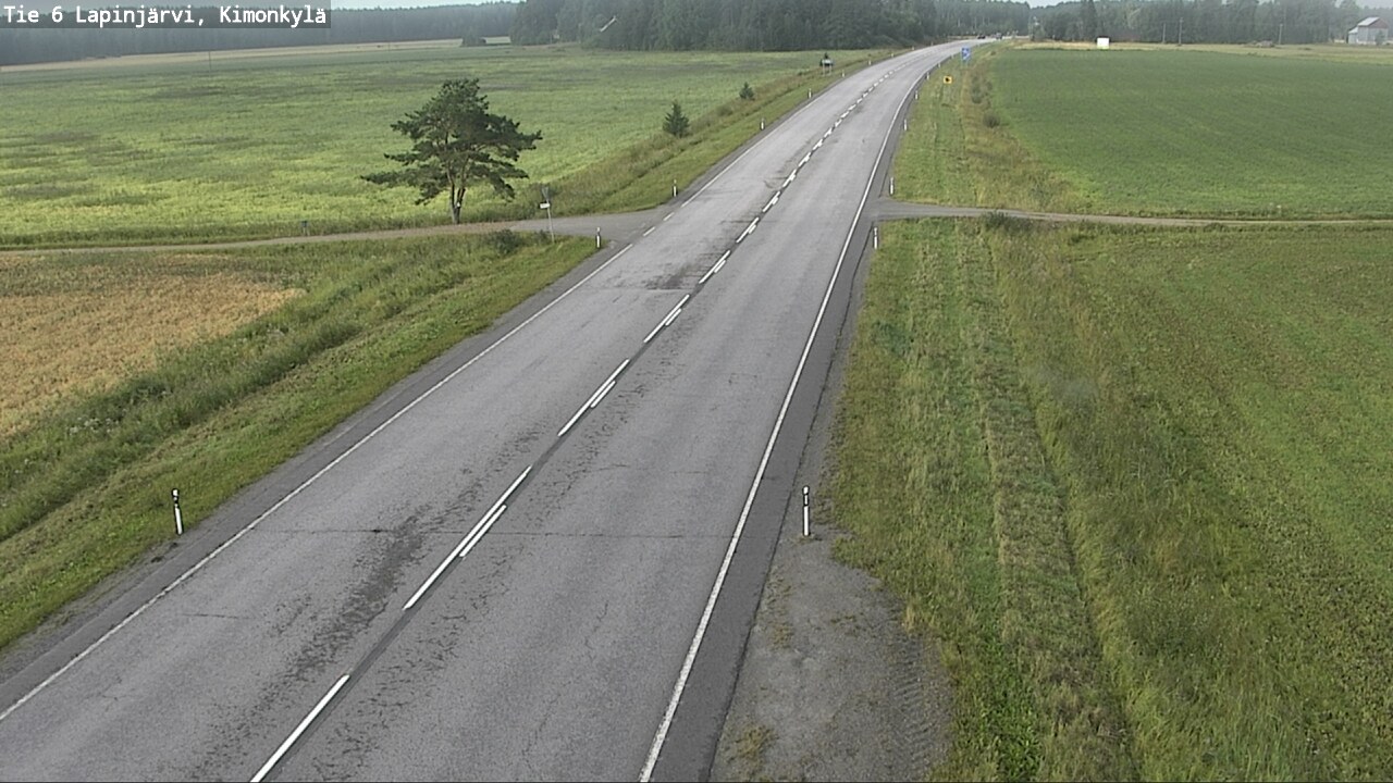 Weather Camera Image Väg 6 Lapinjärvi, Kimoböle, Lapinjärvi, Uusimaa