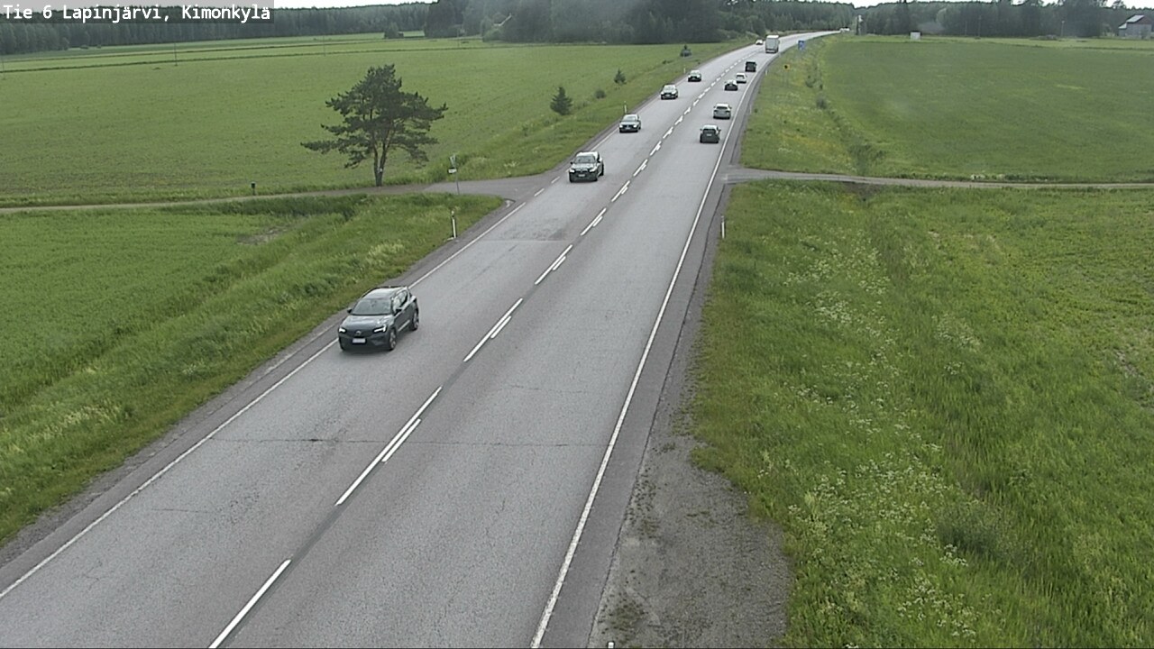Weather Camera Image Väg 6 Lapinjärvi, Kimoböle, Lapinjärvi, Uusimaa