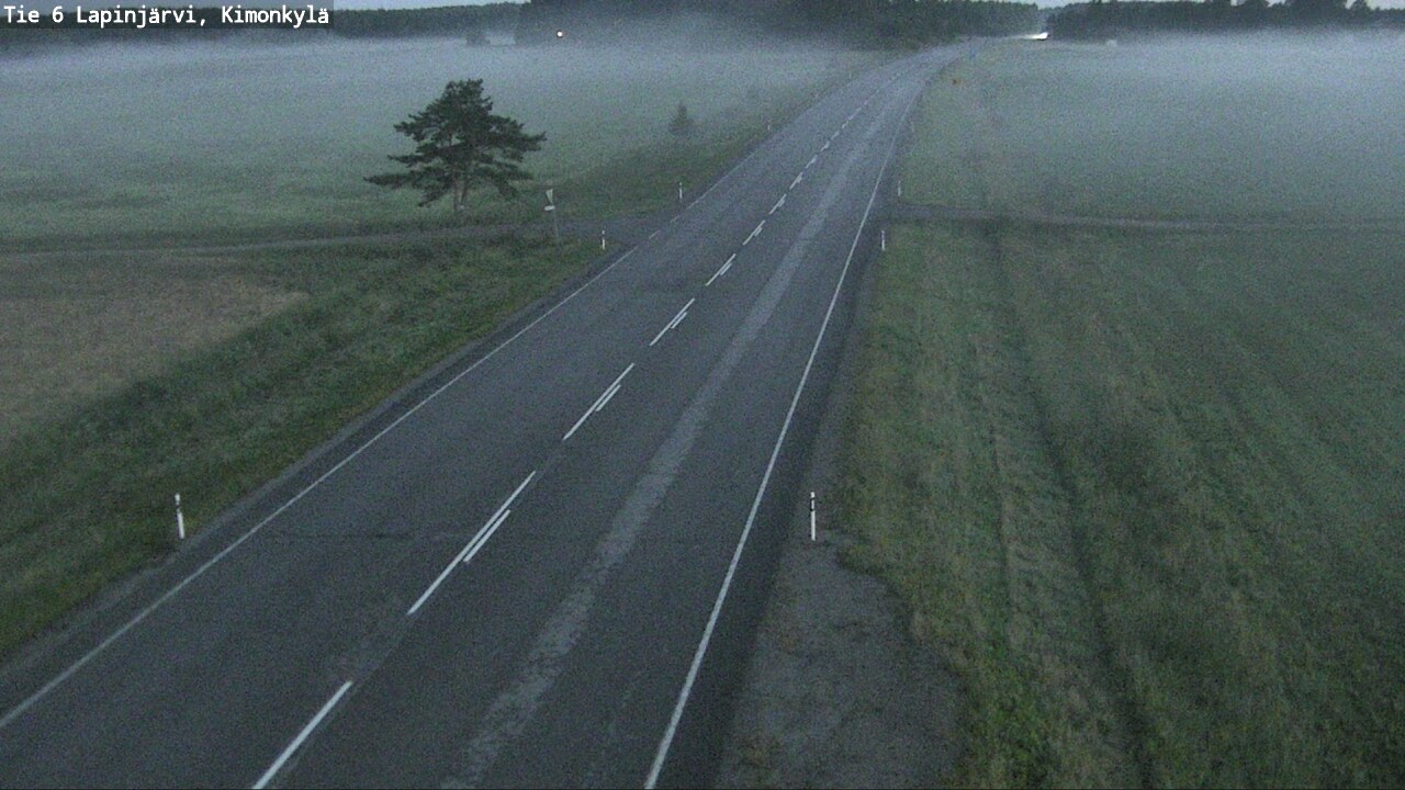 Weather Camera Image Väg 6 Lapinjärvi, Kimoböle, Lapinjärvi, Uusimaa