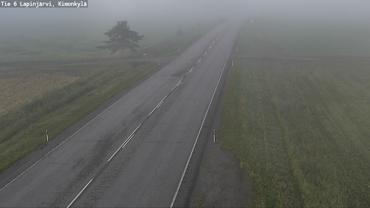 Weather Camera Image Väg 6 Lapinjärvi, Kimoböle, Lapinjärvi, Uusimaa