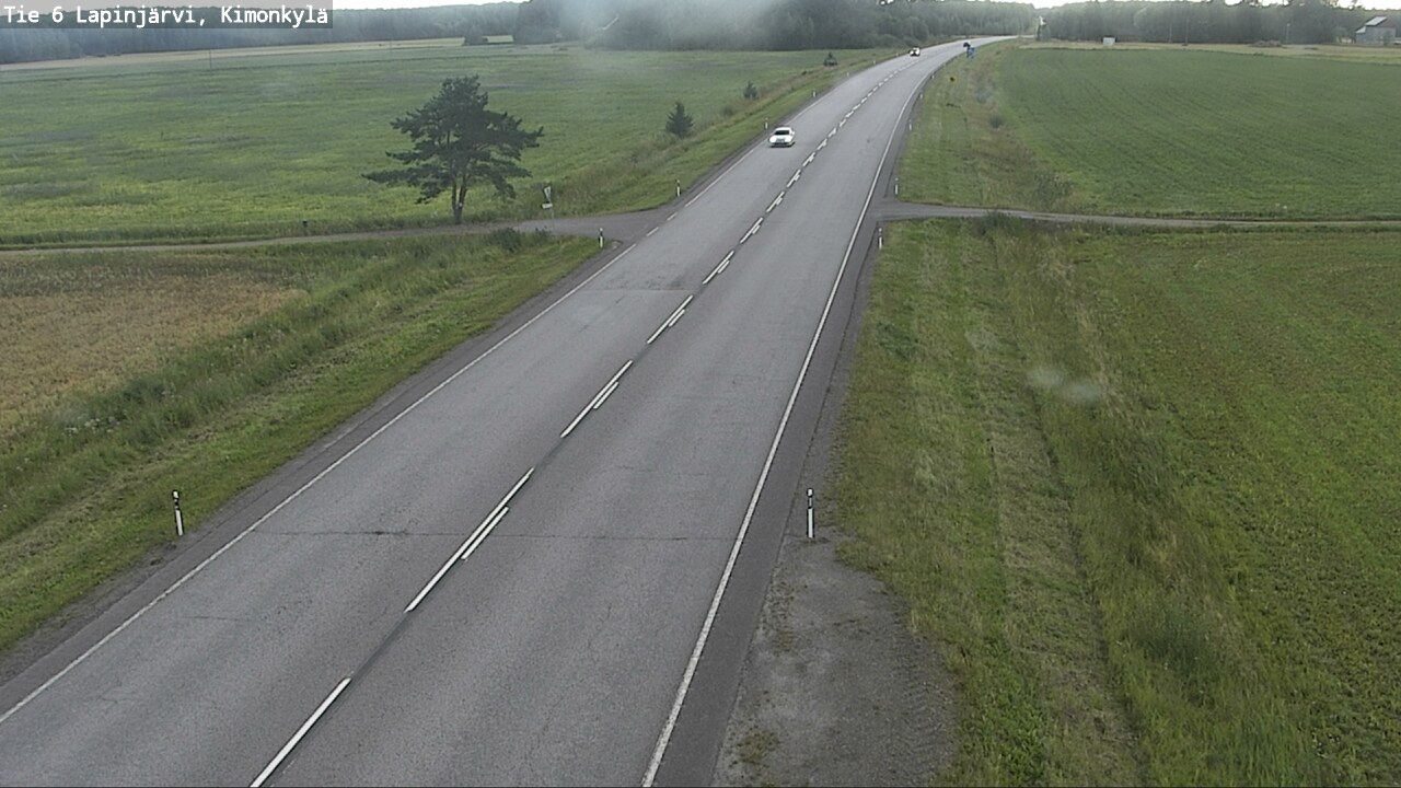 Weather Camera Image Väg 6 Lapinjärvi, Kimoböle, Lapinjärvi, Uusimaa