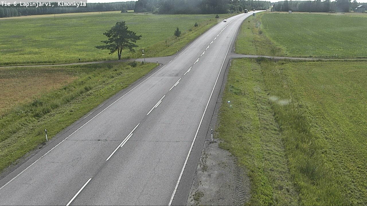 Weather Camera Image Väg 6 Lapinjärvi, Kimoböle, Lapinjärvi, Uusimaa