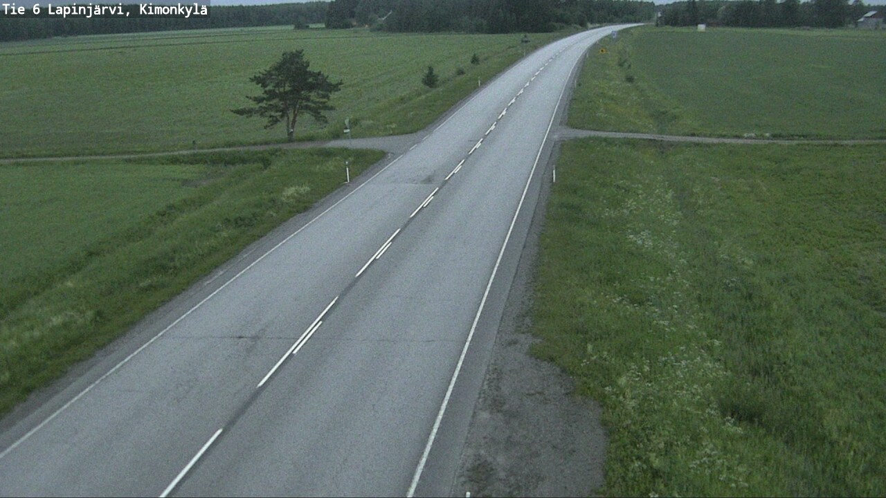 Weather Camera Image Väg 6 Lapinjärvi, Kimoböle, Lapinjärvi, Uusimaa