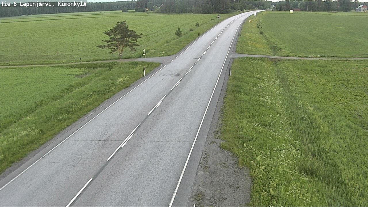 Weather Camera Image Väg 6 Lapinjärvi, Kimoböle, Lapinjärvi, Uusimaa