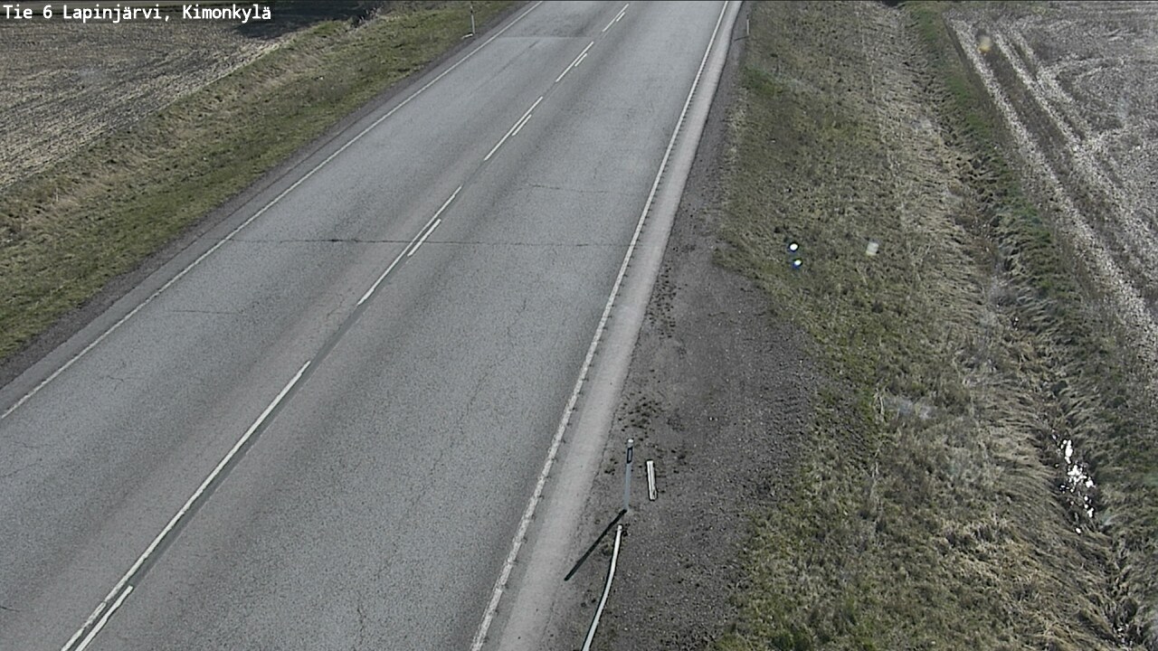 Weather Camera Image Väg 6 Lapinjärvi, Kimoböle, Lapinjärvi, Uusimaa