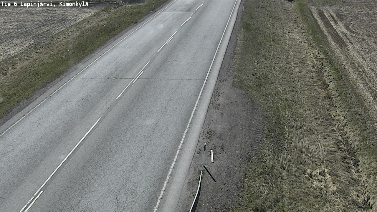 Weather Camera Image Väg 6 Lapinjärvi, Kimoböle, Lapinjärvi, Uusimaa