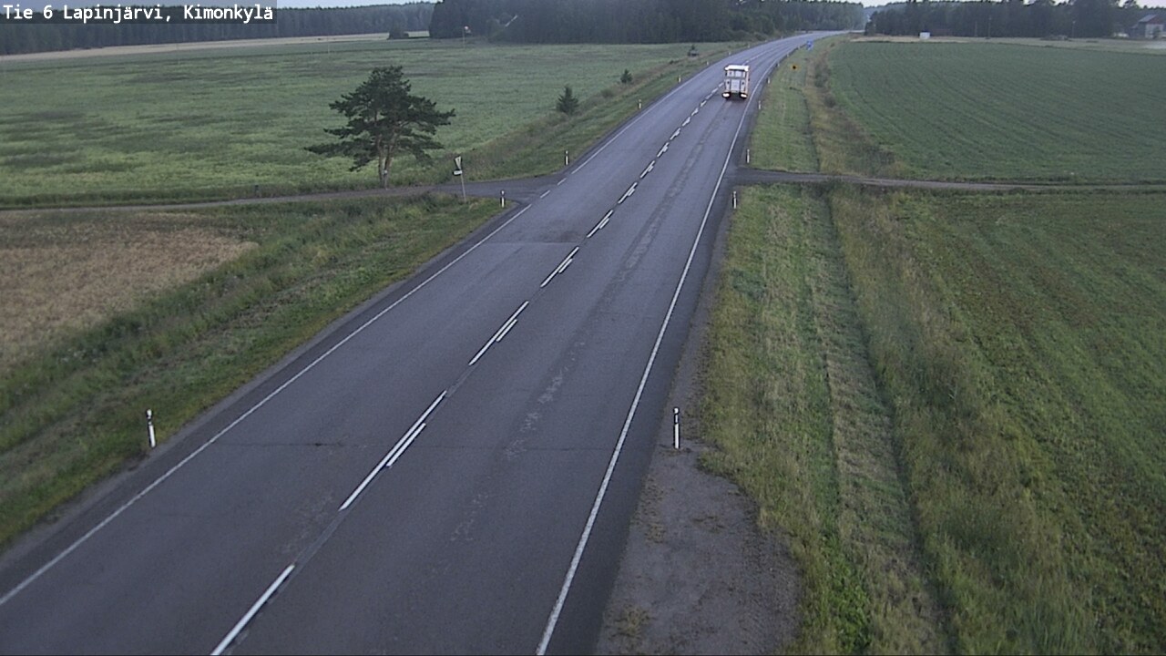 Weather Camera Image Väg 6 Lapinjärvi, Kimoböle, Lapinjärvi, Uusimaa